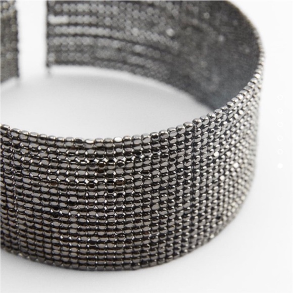 ZARA RHINESTONE CHOKER NECKLACE - Picture 6 of 6